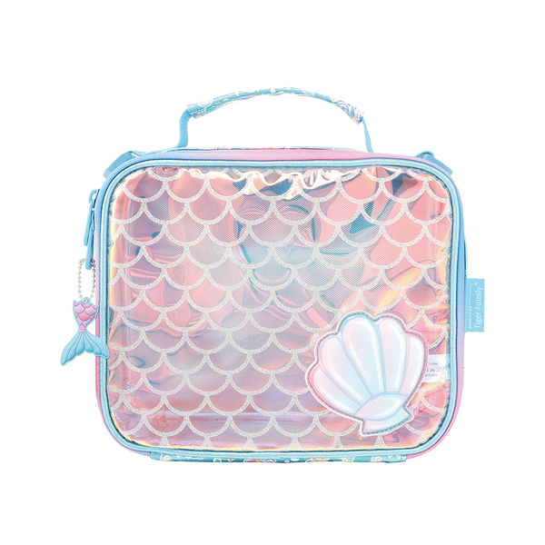 Bolsa De Lunch De Neopreno Sirena - Aislante, Hasta 4 Kg - Medidas 25x18x10 Cm, Ideal Para Picnic O Playa