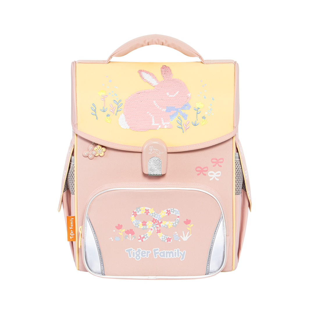 Jolly Ergonomic School Bag Pro 2 Bows and Bunny Sequins